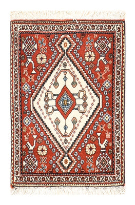 Gabbeh-matta - Kashkuli Persiska - 60 x 35 cm - röd