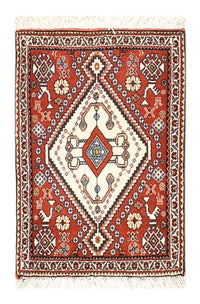 Gabbeh-matta - Kashkuli Persiska - 60 x 35 cm - röd