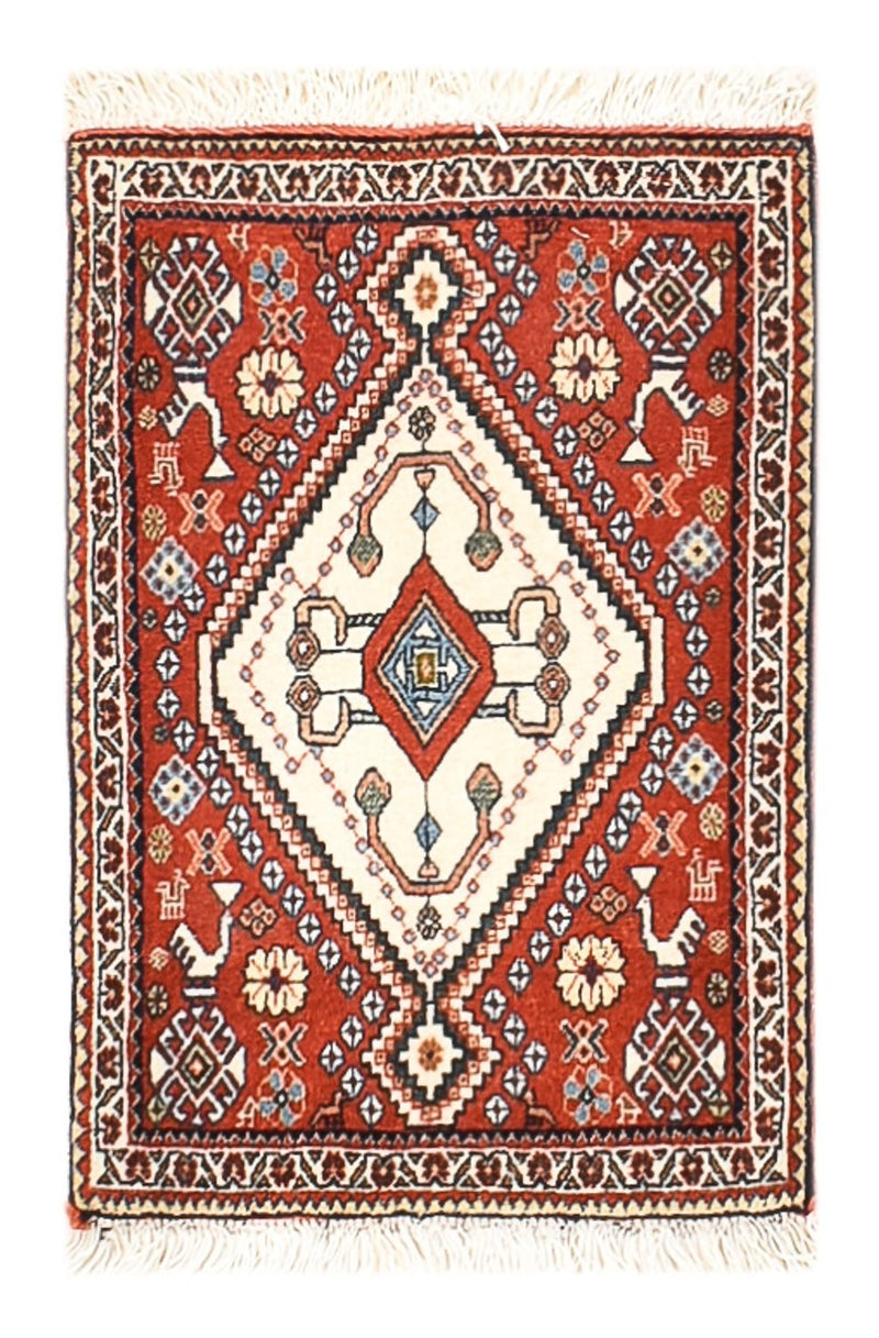 Gabbeh-matta - Kashkuli Persiska - 60 x 35 cm - röd