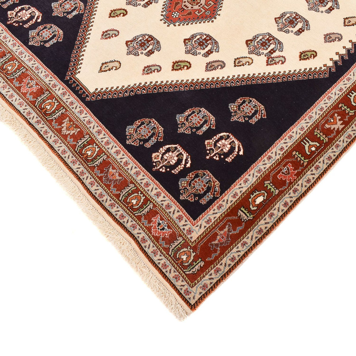 Persisk matta - Nomadic - 237 x 150 cm - flerfärgad