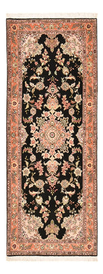 Runner Persisk matta - Tabriz - Premium - 210 x 80 cm - mörkblå