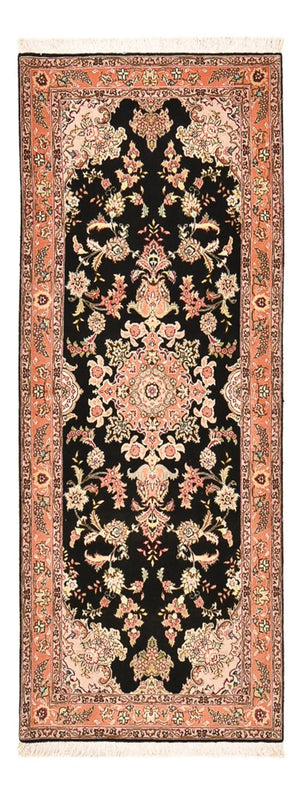 Runner Persisk matta - Tabriz - Premium - 210 x 80 cm - mörkblå