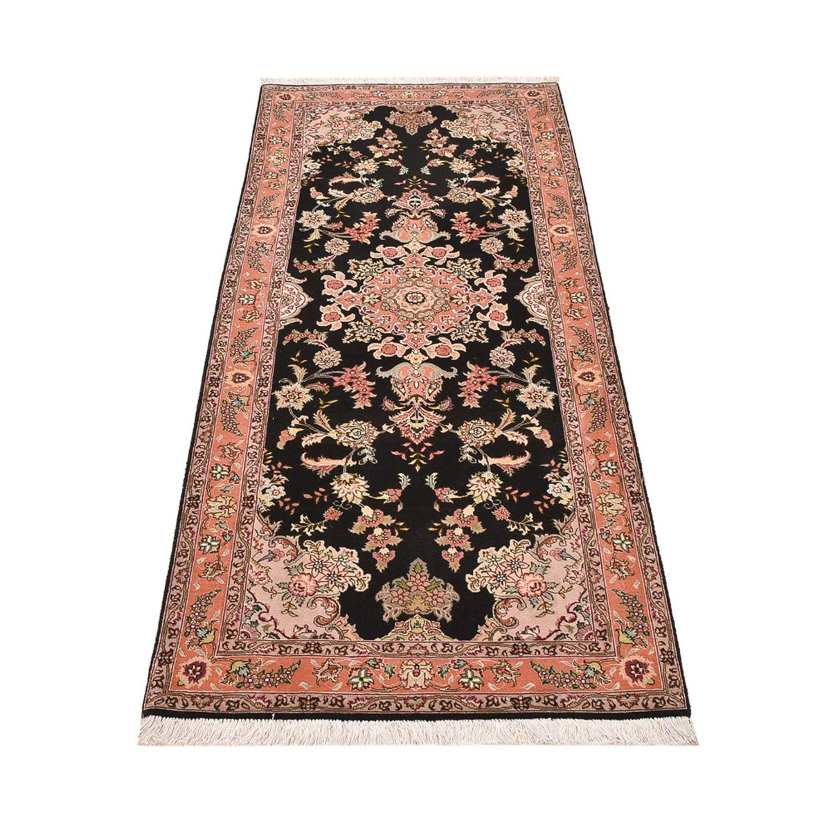 Runner Persisk matta - Tabriz - Premium - 210 x 80 cm - mörkblå