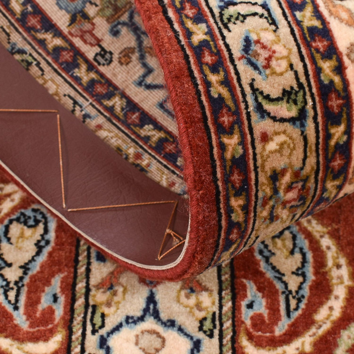 Runner Persisk matta - Ghom - Kunglig - 151 x 52 cm - mörk beige