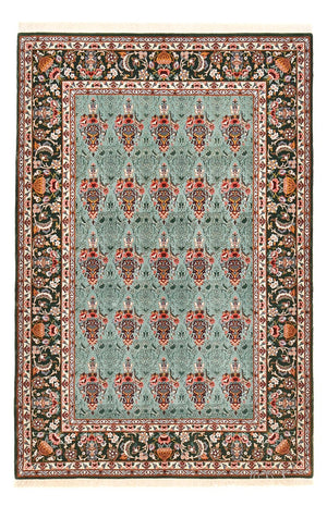 Persisk matta - Isfahan - Premium - 193 x 130 cm - turkos