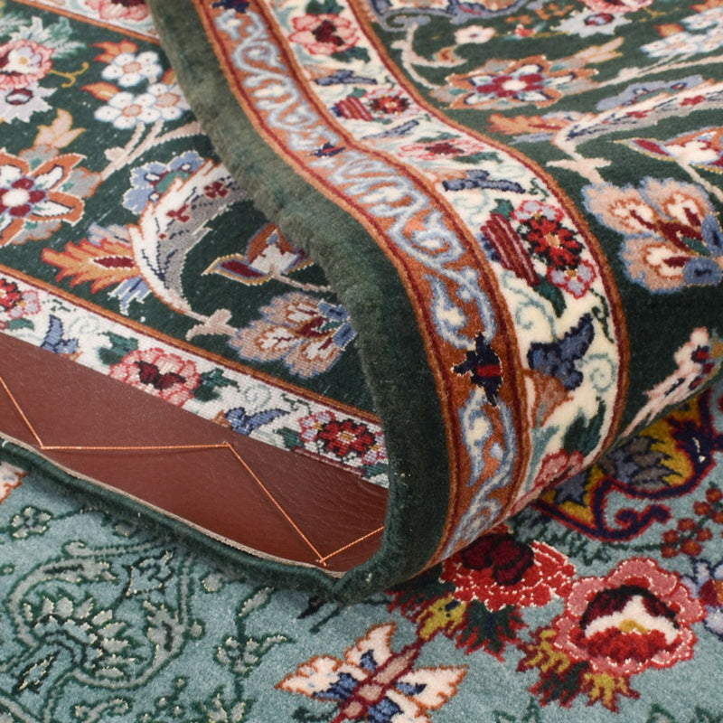 Persisk matta - Isfahan - Premium - 193 x 130 cm - turkos