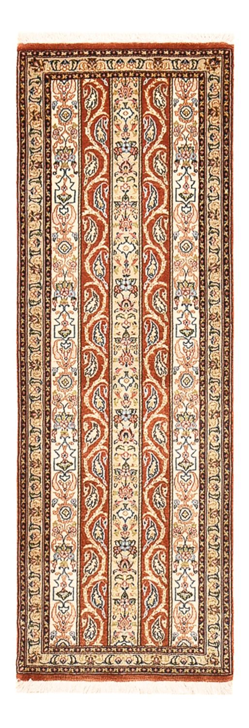 Runner Persisk matta - Ghom - Kunglig - 150 x 51 cm - mörk beige