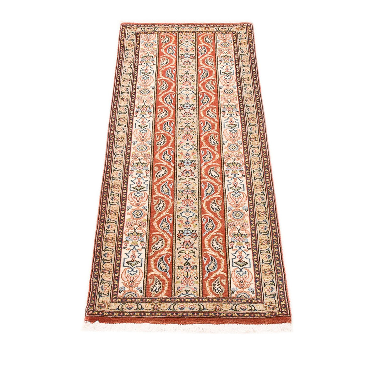 Runner Persisk matta - Ghom - Kunglig - 150 x 51 cm - mörk beige