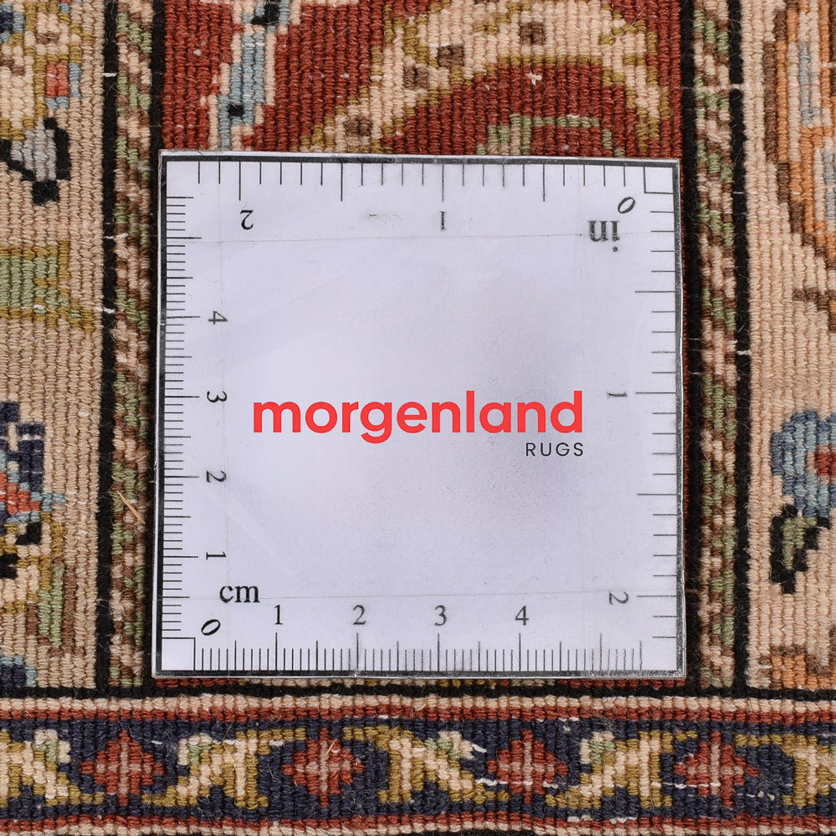 Runner Persisk matta - Ghom - Kunglig - 150 x 51 cm - mörk beige