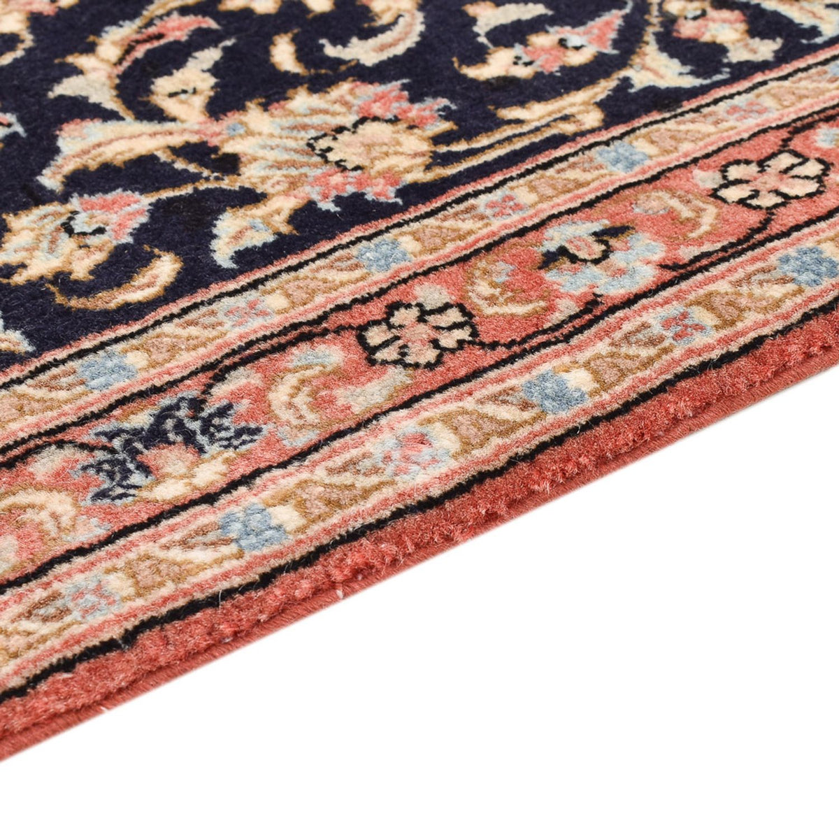 Runner Persisk matta - Ghom - Kunglig - 150 x 52 cm - mörkblå