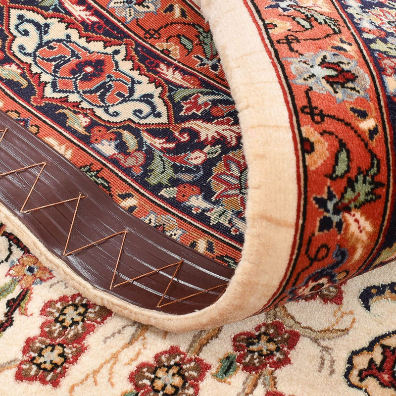 Persisk matta - Ghom - Kunglig - 157 x 109 cm - ljusbeige