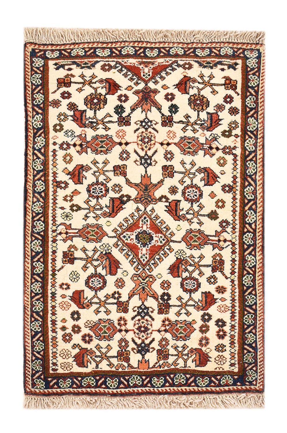 Gabbeh-matta - Kashkuli Persiska - 60 x 40 cm - beige
