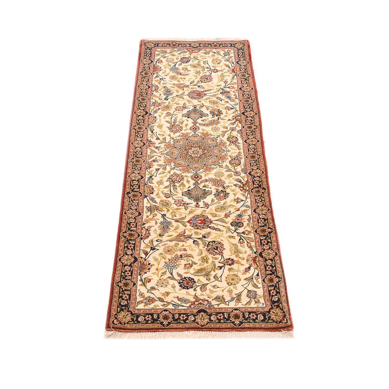 Runner Persisk matta - Ghom - Kunglig - 195 x 58 cm - ljusbeige