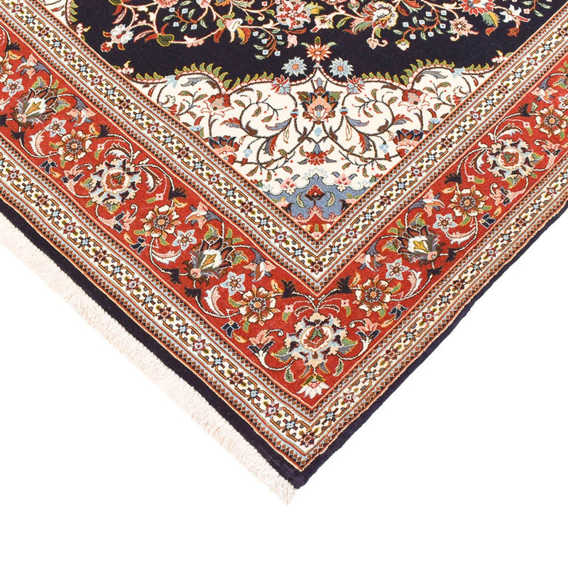 Persisk matta - Ghom - Kunglig - 218 x 138 cm - mörkblå