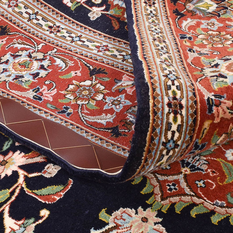 Persisk matta - Ghom - Kunglig - 218 x 138 cm - mörkblå