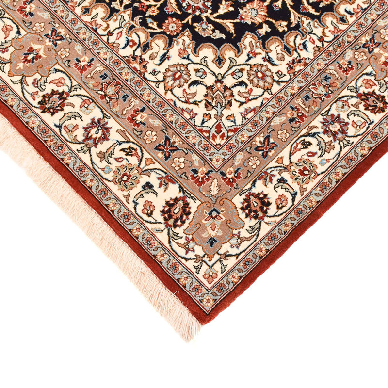 Persisk matta - Ghom - Kunglig - 154 x 103 cm - mörkblå