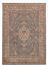 Persisk matta - Royal - 290 x 200 cm - mörkblå