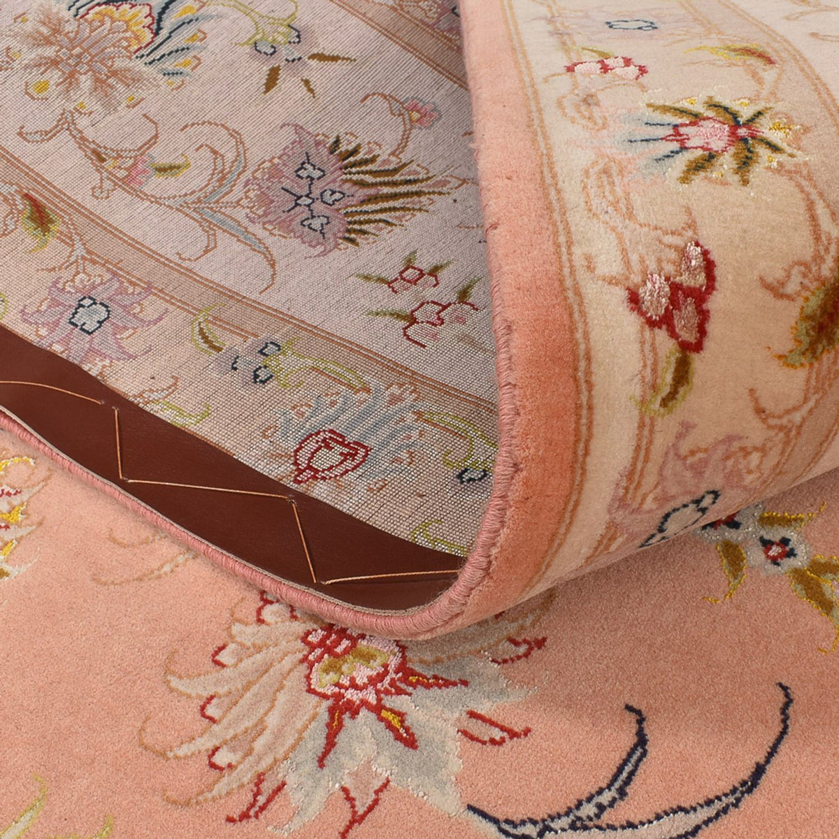 Persisk matta - Tabriz - Royal - 305 x 248 cm - ljusröd