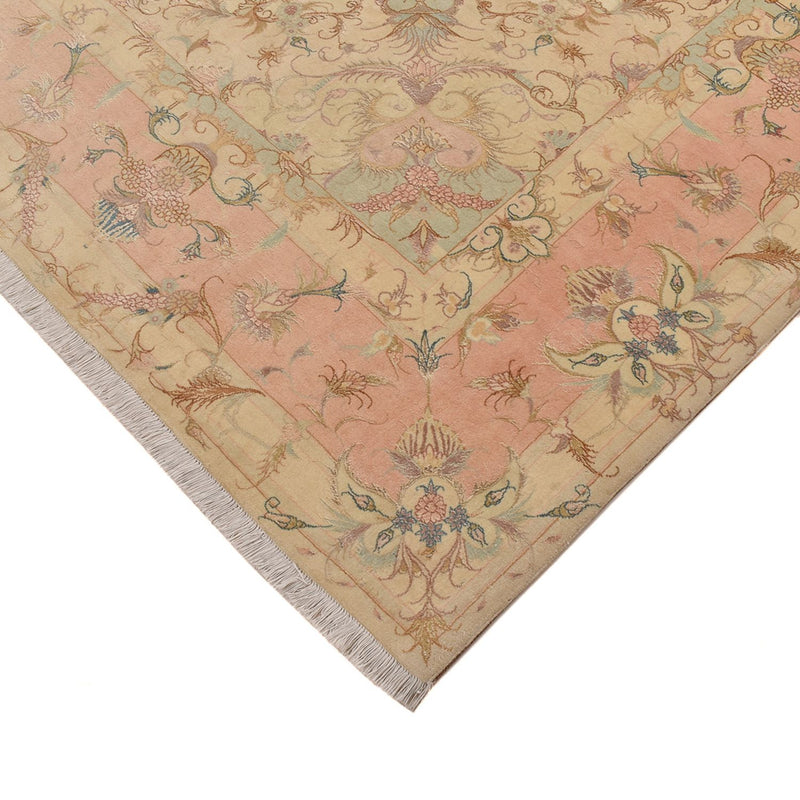 Persisk matta - Tabriz - Royal kvadrat  - 248 x 242 cm - ljusbeige