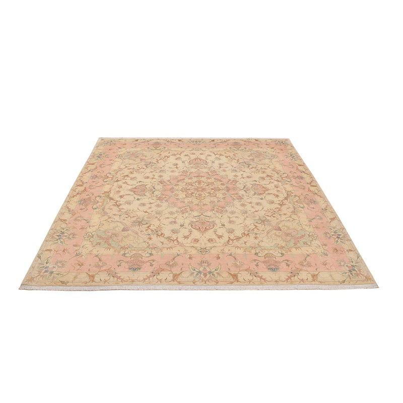 Persisk matta - Tabriz - Royal kvadrat  - 248 x 242 cm - ljusbeige