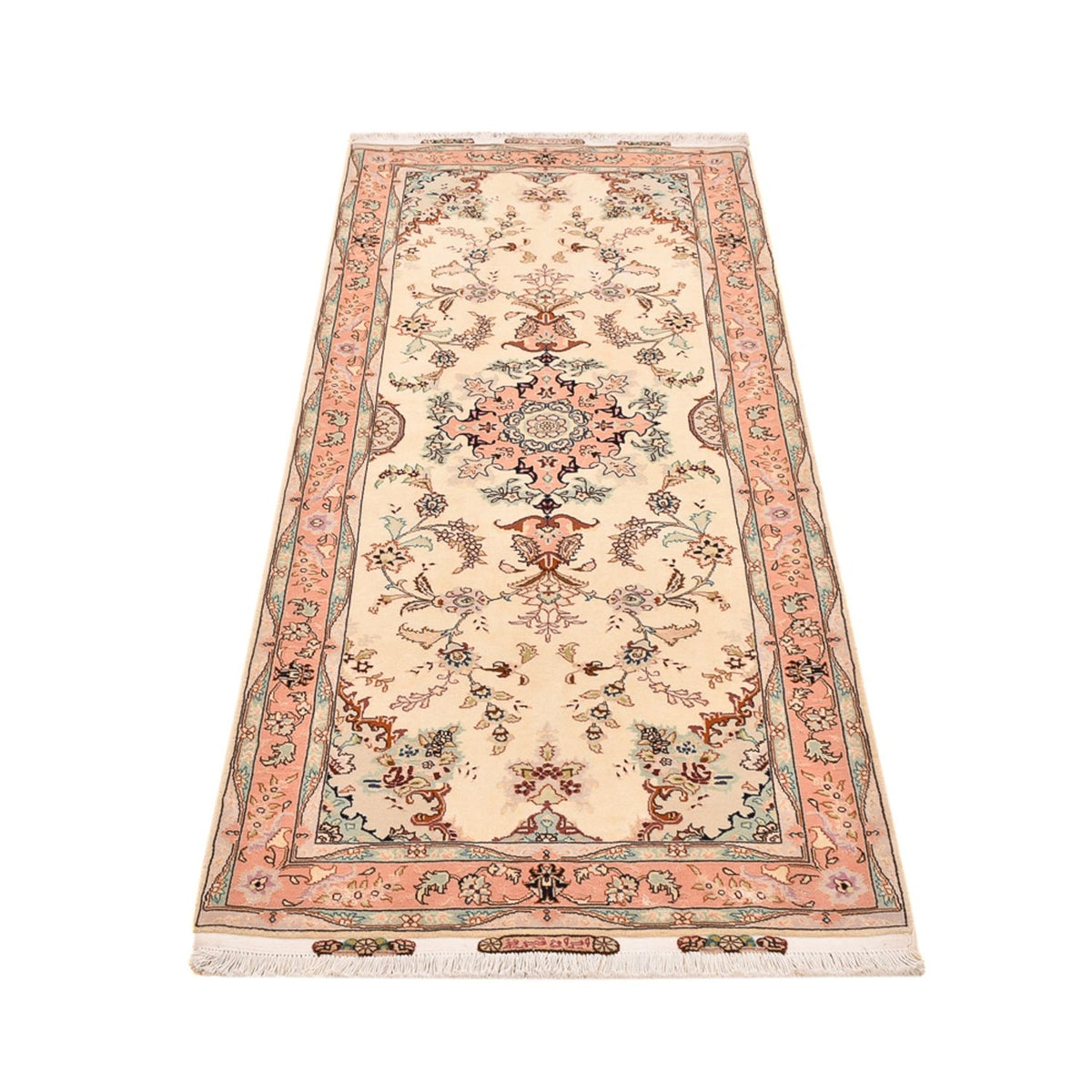 Runner Persisk matta - Tabriz - Royal - 210 x 81 cm - beige