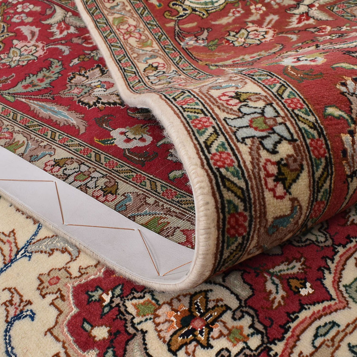 Persisk matta - Tabriz - Royal - 302 x 248 cm - sand