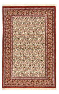 Persisk matta - Ghom - Kunglig - 157 x 101 cm - ljusbeige