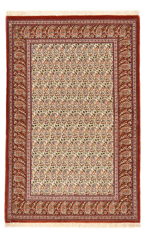 Persisk matta - Ghom - Kunglig - 157 x 101 cm - ljusbeige