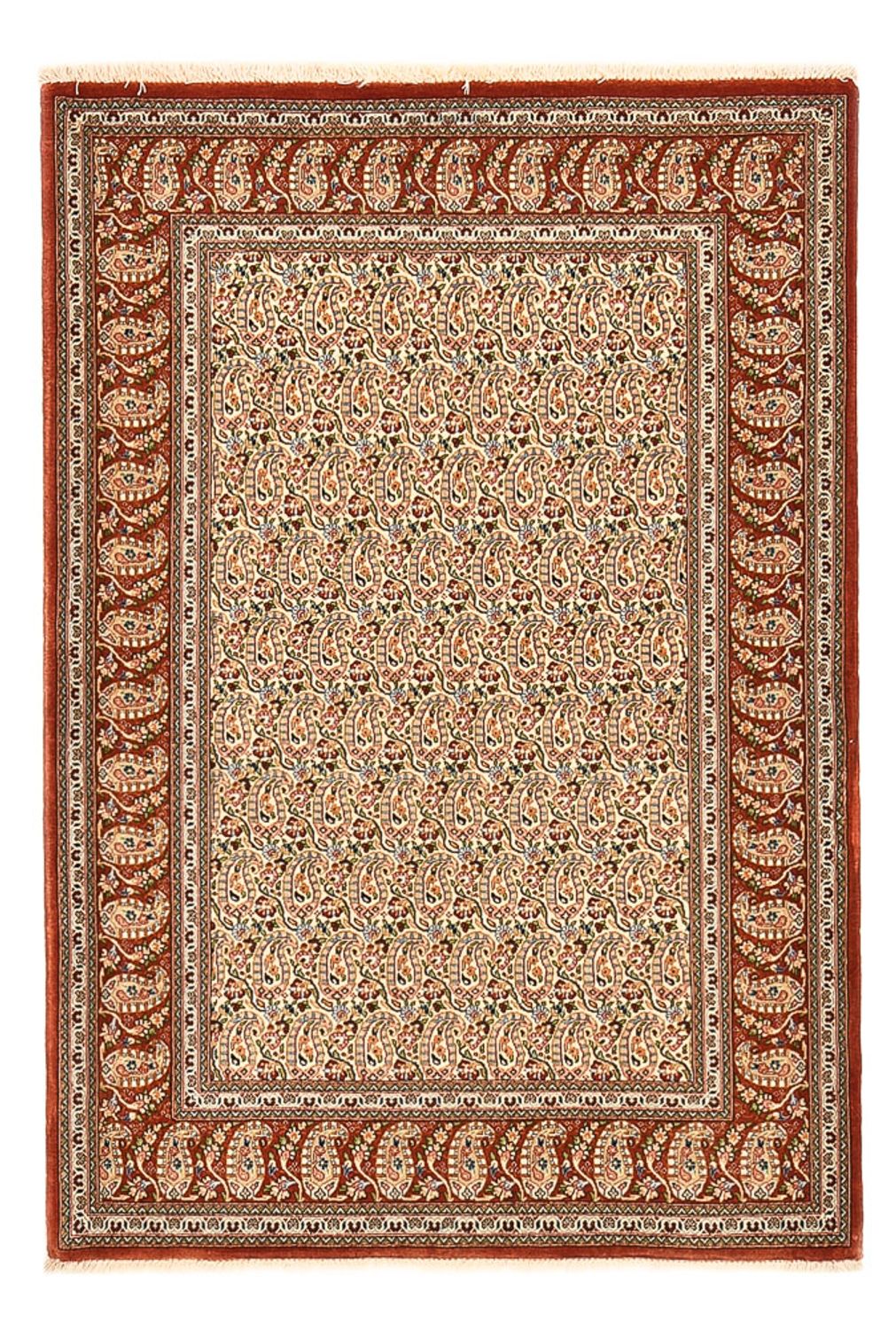Persisk matta - Ghom - Kunglig - 150 x 105 cm - ljusbeige
