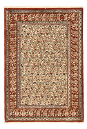 Persisk matta - Ghom - Kunglig - 150 x 105 cm - ljusbeige