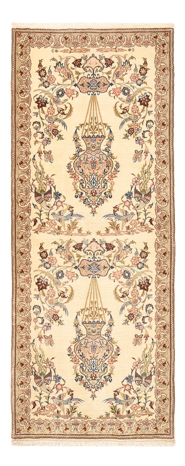 Runner Persisk matta - Ghom - 193 x 77 cm - beige