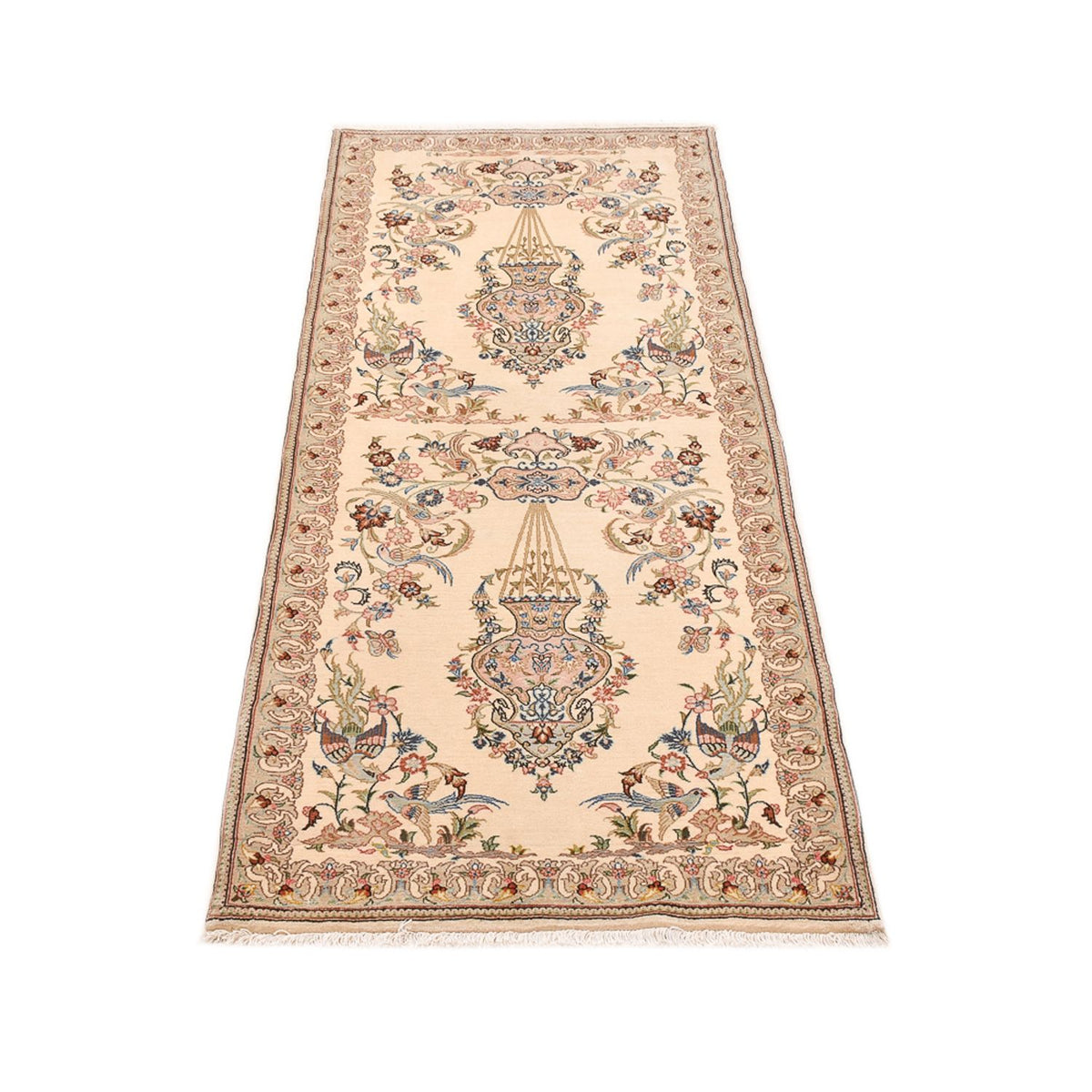 Runner Persisk matta - Ghom - 193 x 77 cm - beige