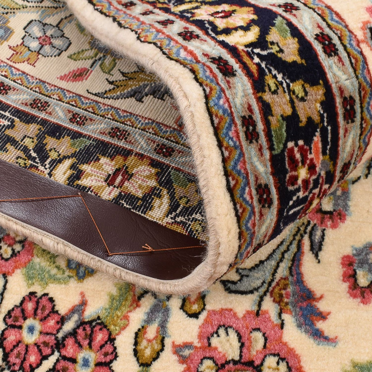 Runner Persisk matta - Ghom - Kunglig - 195 x 68 cm - flerfärgad