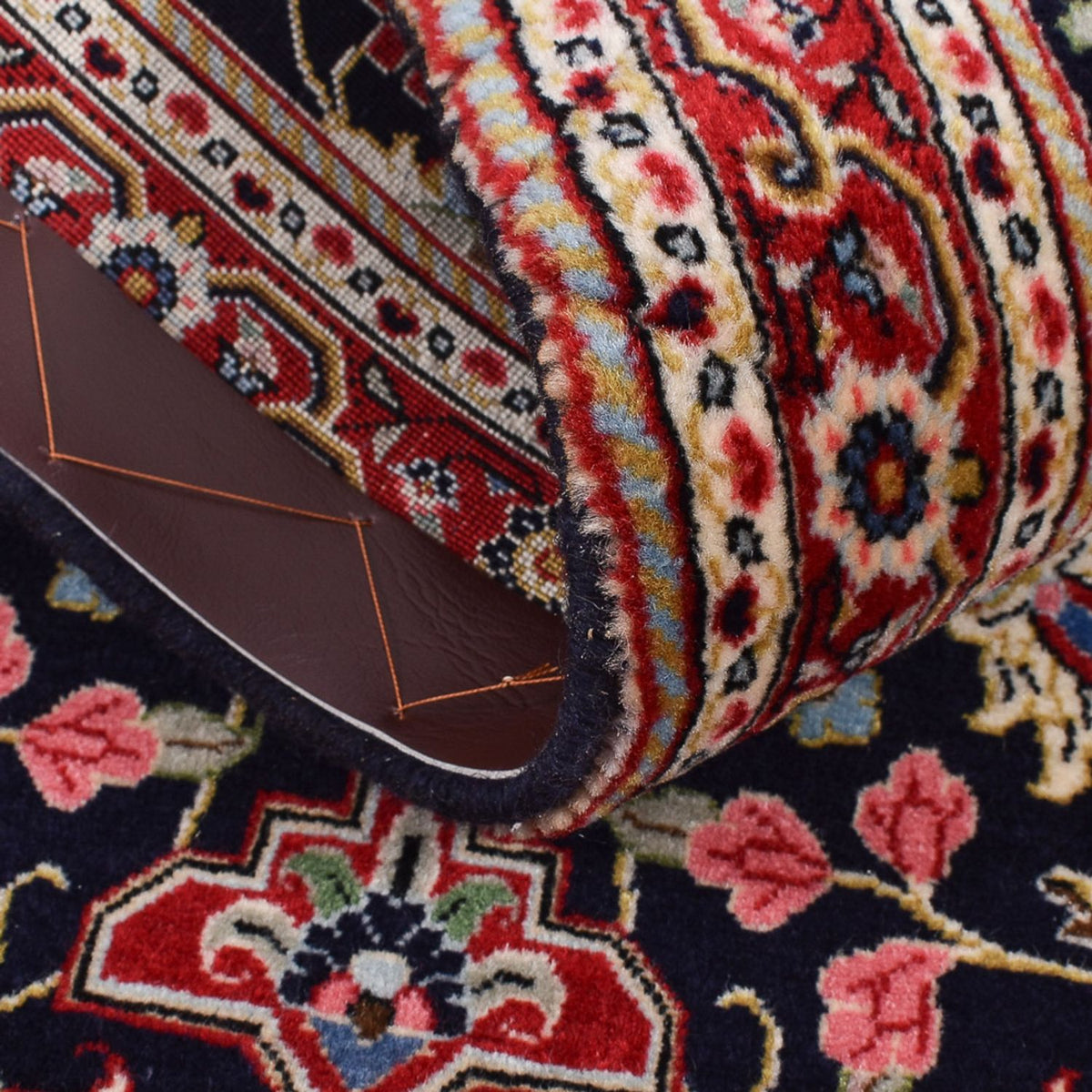 Runner Persisk matta - Ghom - Kunglig - 182 x 55 cm - mörkblå