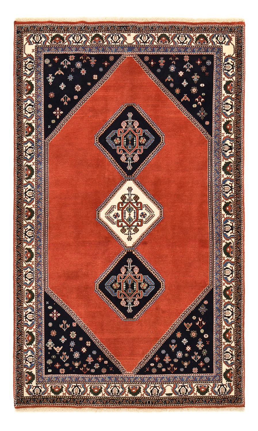 Gabbeh-matta - Kashkuli Persiska - 228 x 139 cm - röd