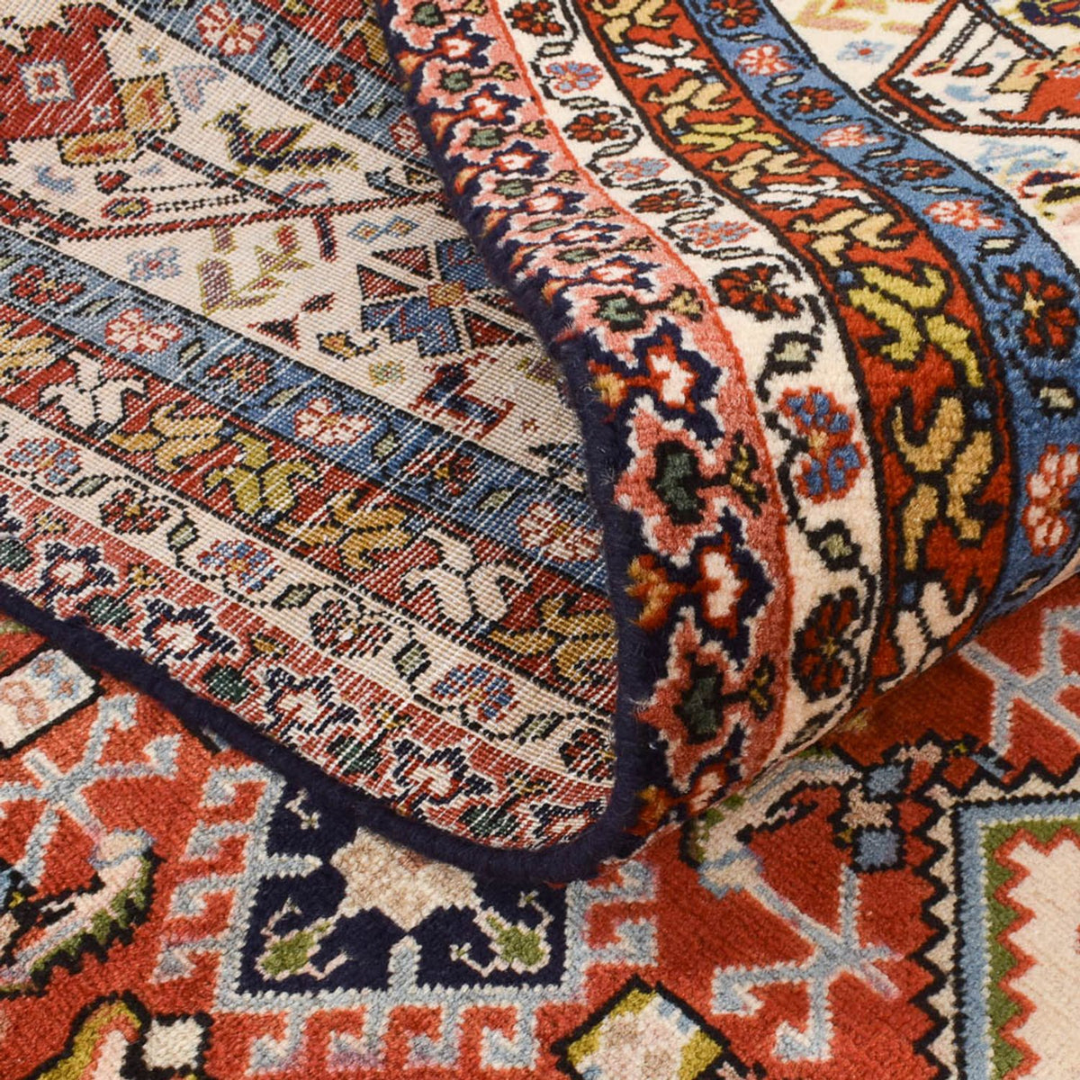 Gabbeh-matta - Kashkuli Persiska - 330 x 195 cm - ljusröd