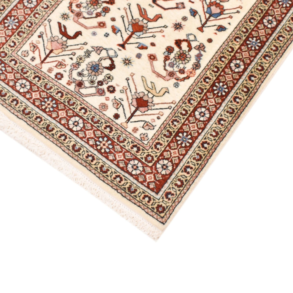 Runner Gabbeh-matta - Kashkuli Persiska - 213 x 65 cm - beige