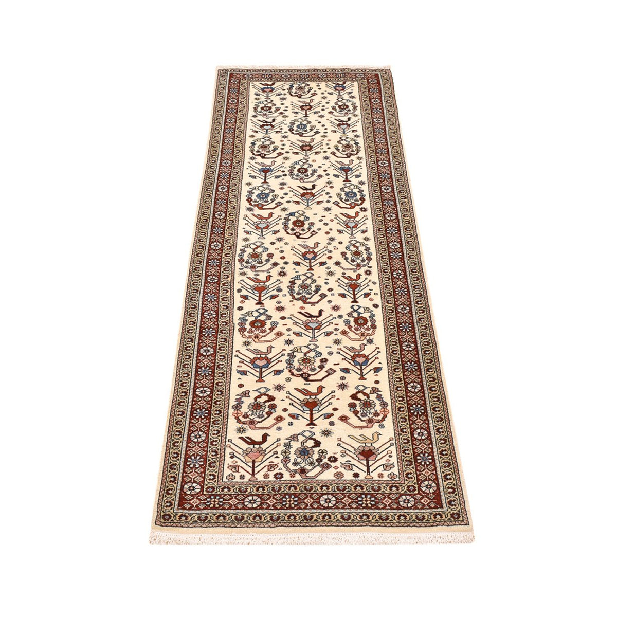 Runner Gabbeh-matta - Kashkuli Persiska - 213 x 65 cm - beige