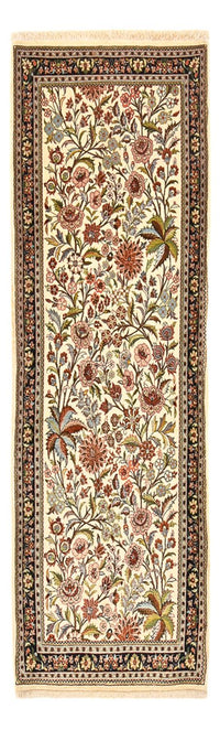 Runner Persisk matta - Ghom - Kunglig - 203 x 63 cm - ljusbeige