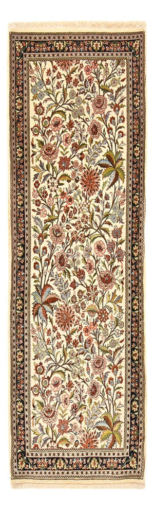 Runner Persisk matta - Ghom - Kunglig - 203 x 63 cm - ljusbeige