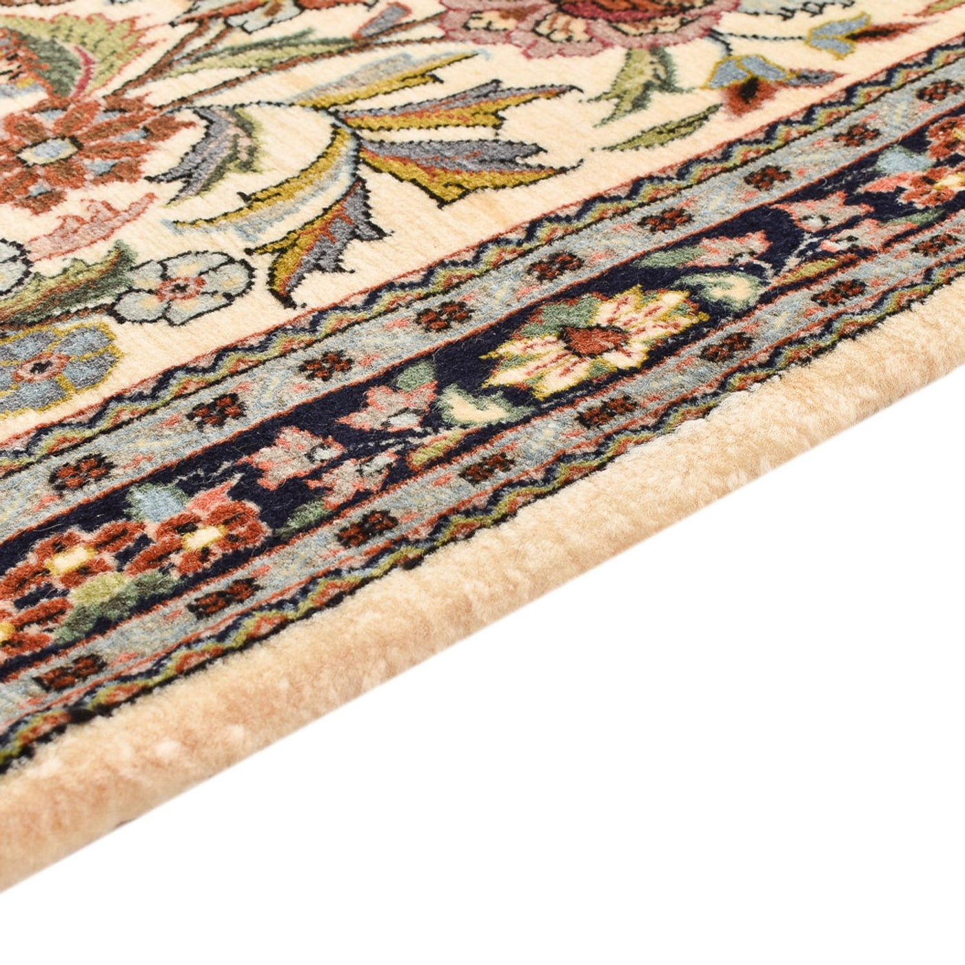 Runner Persisk matta - Ghom - Kunglig - 203 x 63 cm - ljusbeige