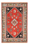 Kashkuli Mattan 124x203cm - Persisk matta - Rektangulär / Röd / 124 x 203 cm Rektangulär