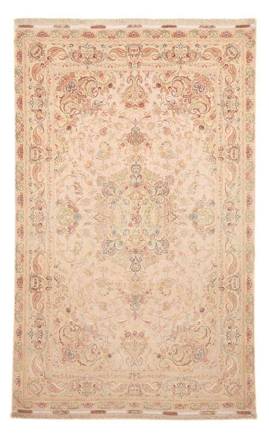 Persisk matta - Tabriz - Royal - 314 x 200 cm - ljusbeige