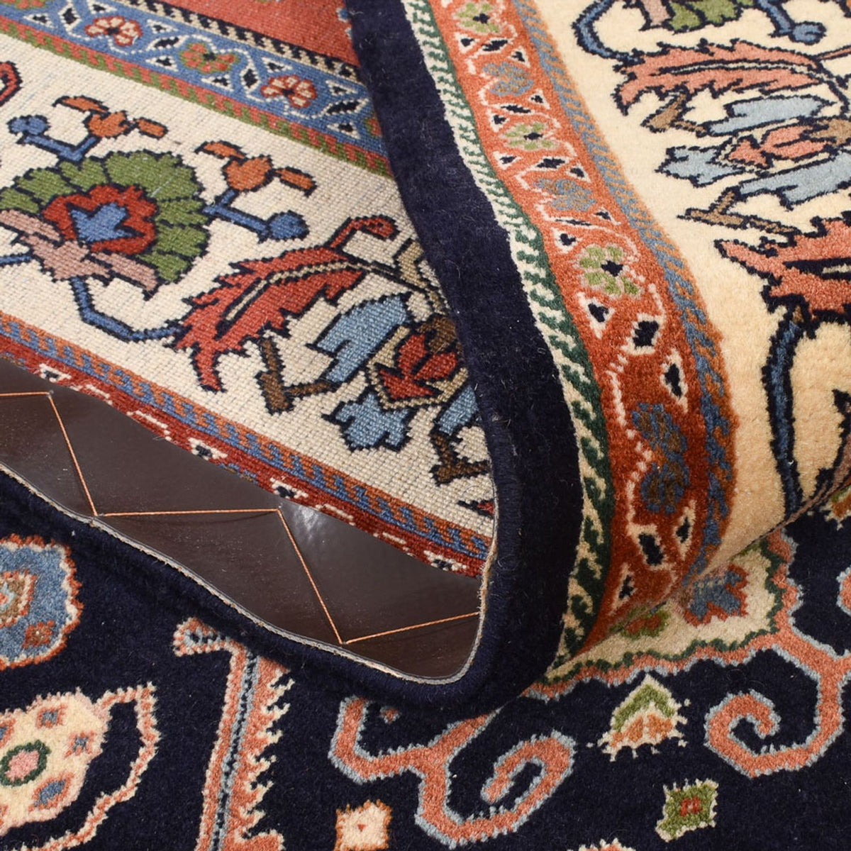 Gabbeh-matta - Kashkuli Persiska - 233 x 169 cm - mörkblå