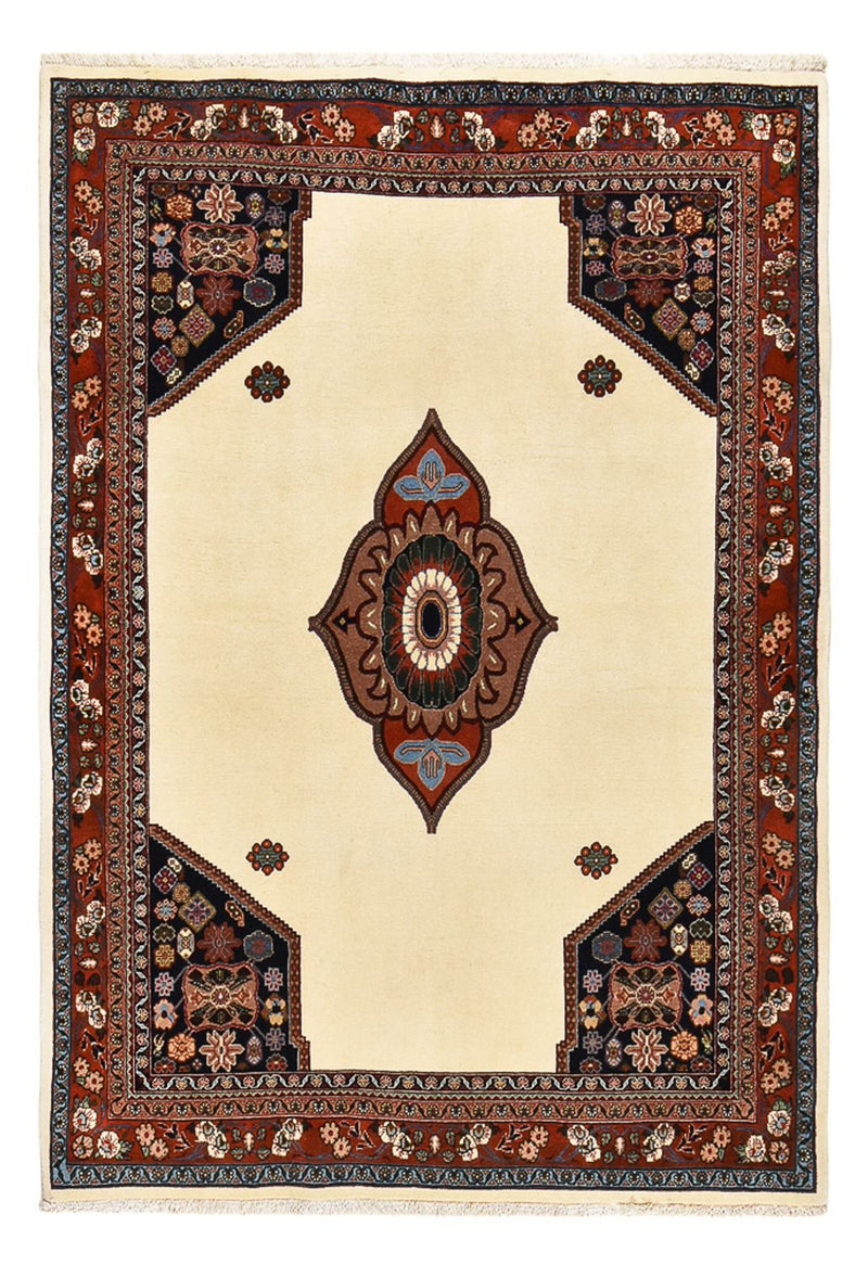 Gabbeh-matta - Kashkuli Persiska - 218 x 150 cm - ljusbeige