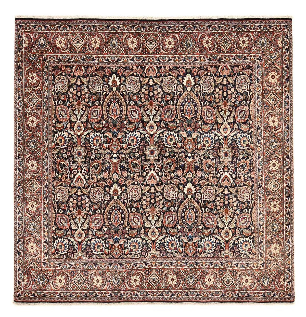 Persisk matta - Bijar kvadrat  - 210 x 210 cm - rost
