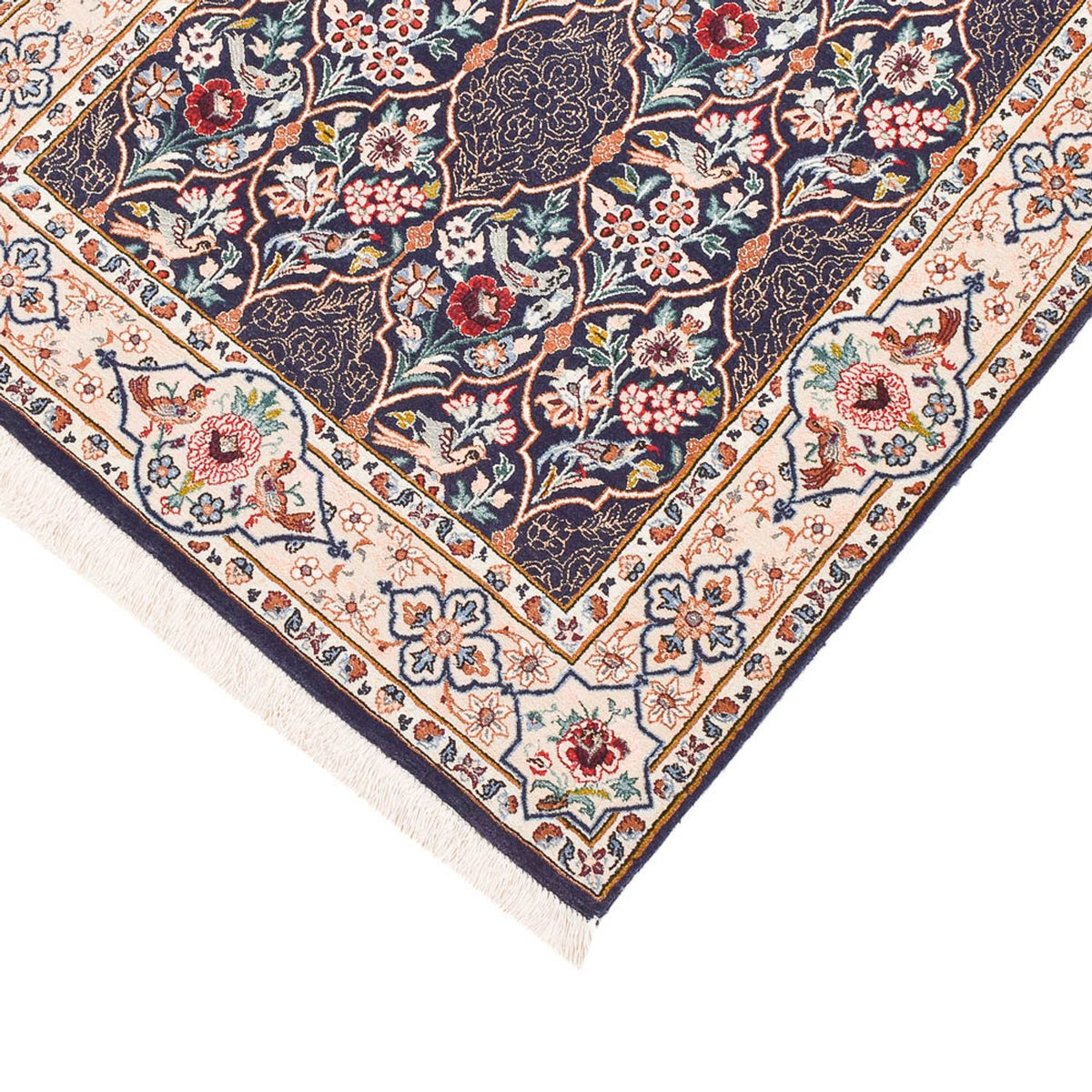 Runner Persisk matta - Ghom - Kunglig - 300 x 80 cm - mörkblå