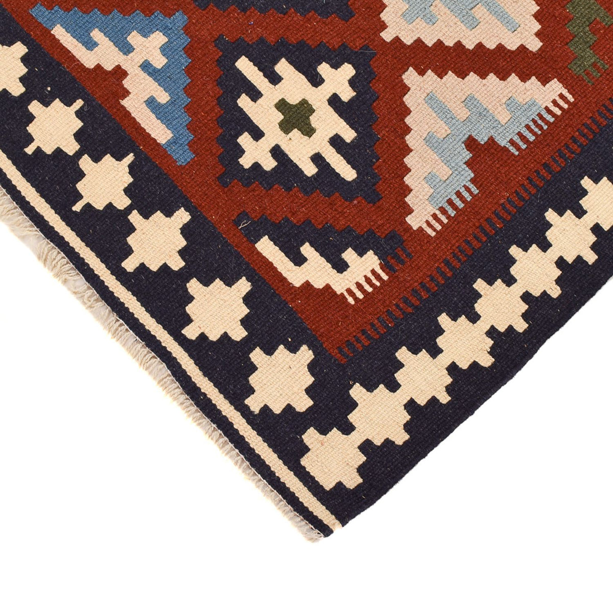 Kelim Carpet - orientalisk matta - 145 x 100 cm - flerfärgad