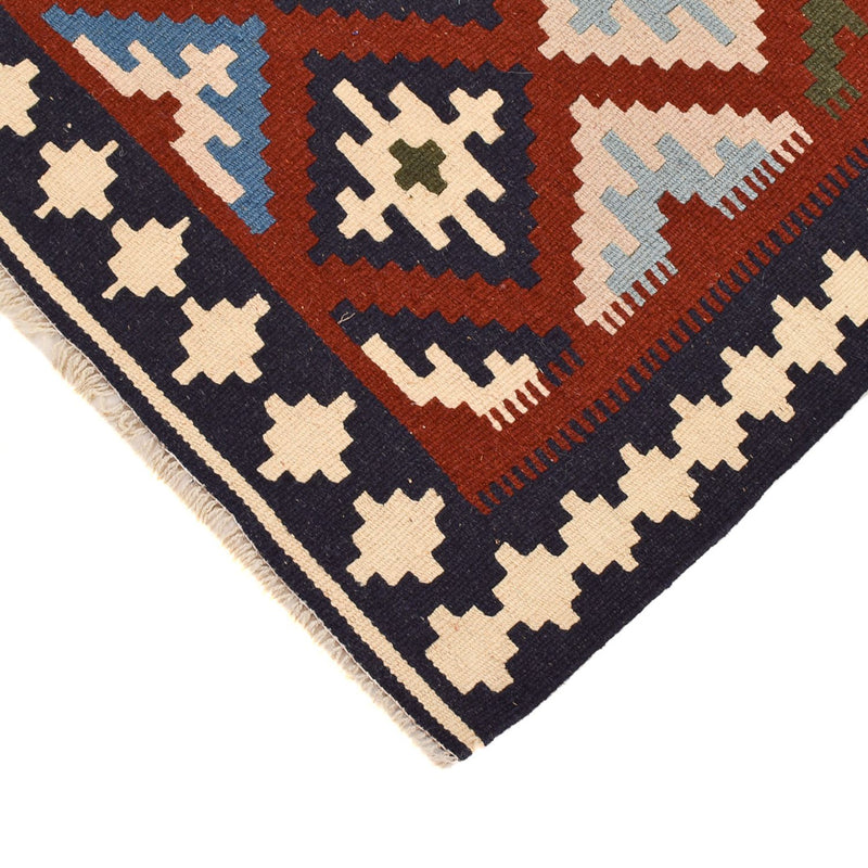 Kelim Carpet - orientalisk matta - 145 x 100 cm - flerfärgad