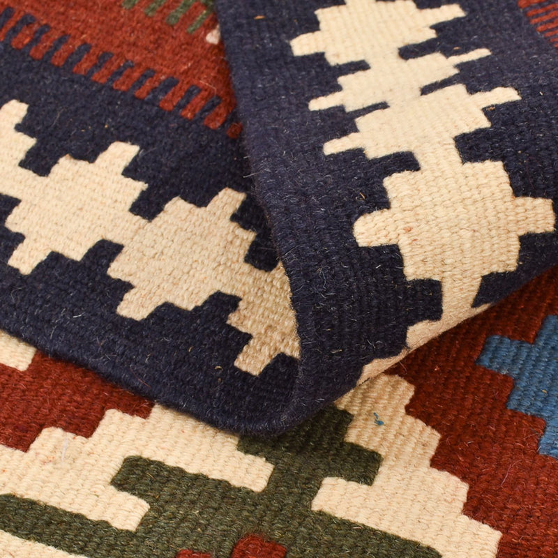 Kelim Carpet - orientalisk matta - 145 x 100 cm - flerfärgad